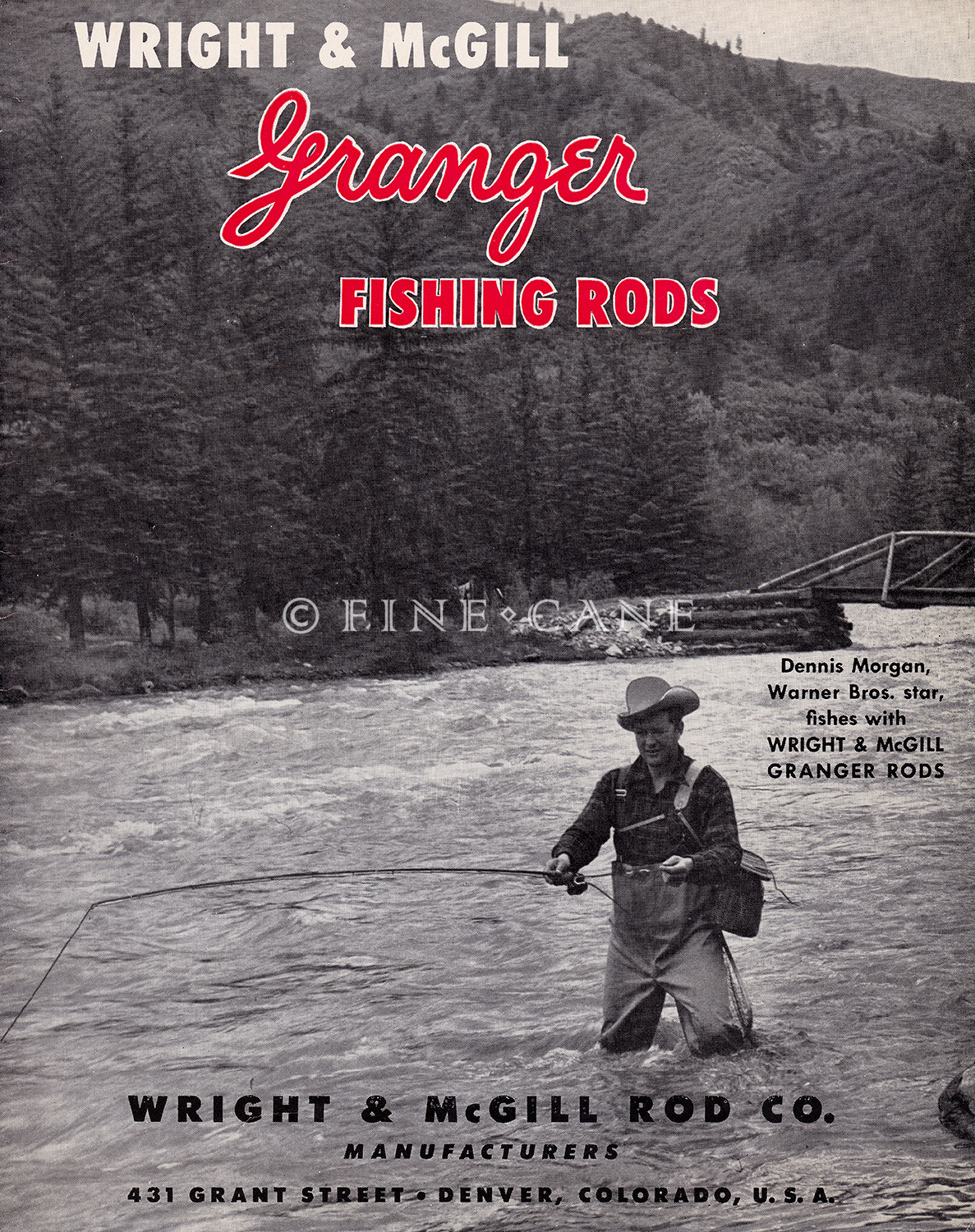 1949 Wright & McGill Granger Catalog - Granger Rods - Finecane
